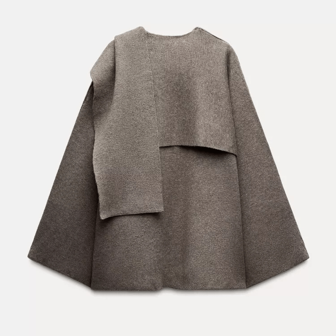 Lavinque Jacket Poncho Femme | Élégance & Confort | Tissu Doux et Chaleureux
