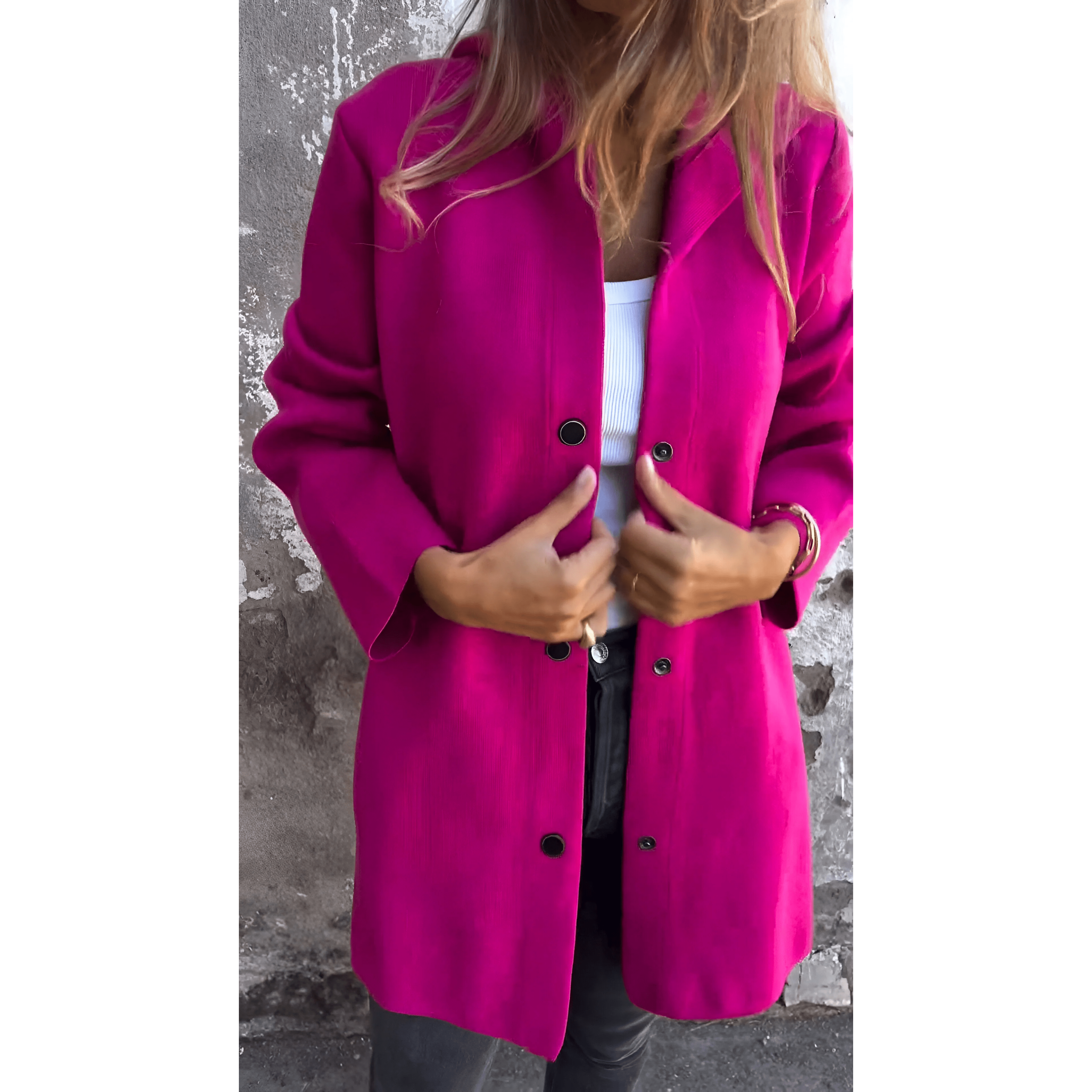 Lavinque Jacket Pourpre / S Manteau Femme | Élégant & Polyvalent | Mi-Saison et Hiver