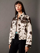 Lavinque Jacket S Veste Motif Vache | Audacieuse | Tendance et Originale