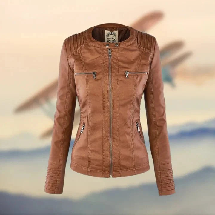 Lavinque Jacket Veste Aviateur en Similicuir | Style Vintage | Élégance et Caractère