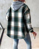 Lavinque Jacket Veste Chemise à Capuche | Tendance & Confort | Motif Carreaux