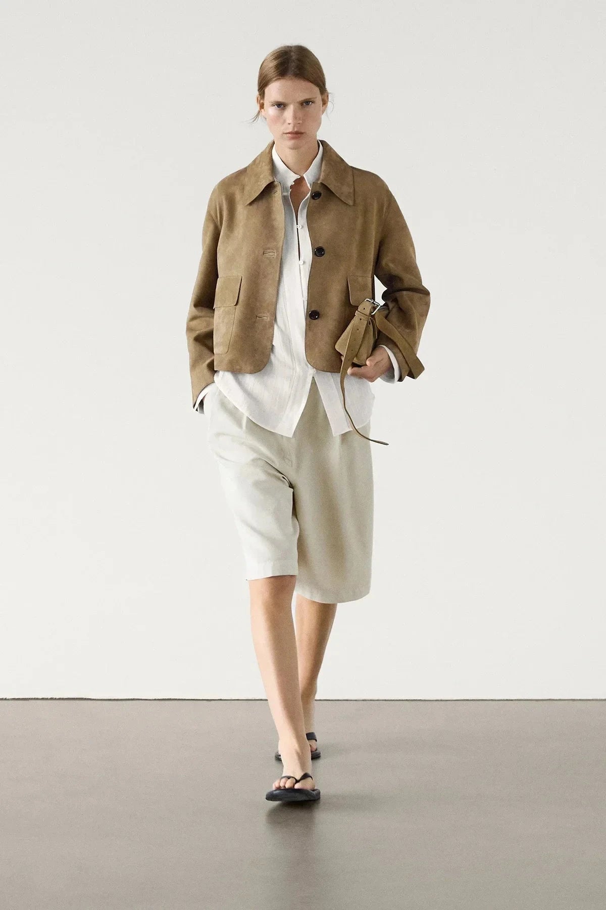 Lavinque Jacket Veste Courte en Daim | Élégance | Chic et Tendance
