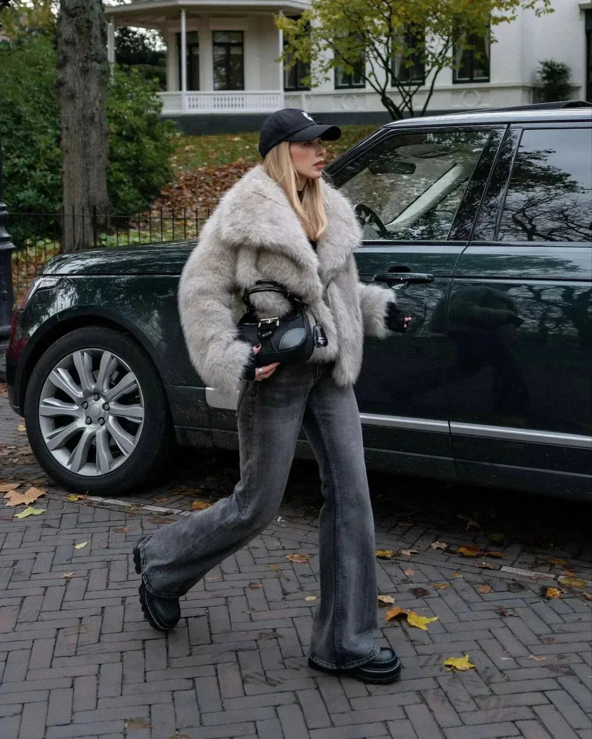 Lavinque Jacket Veste Courte en Fausse Fourrure | Élégance | Douce et Tendance