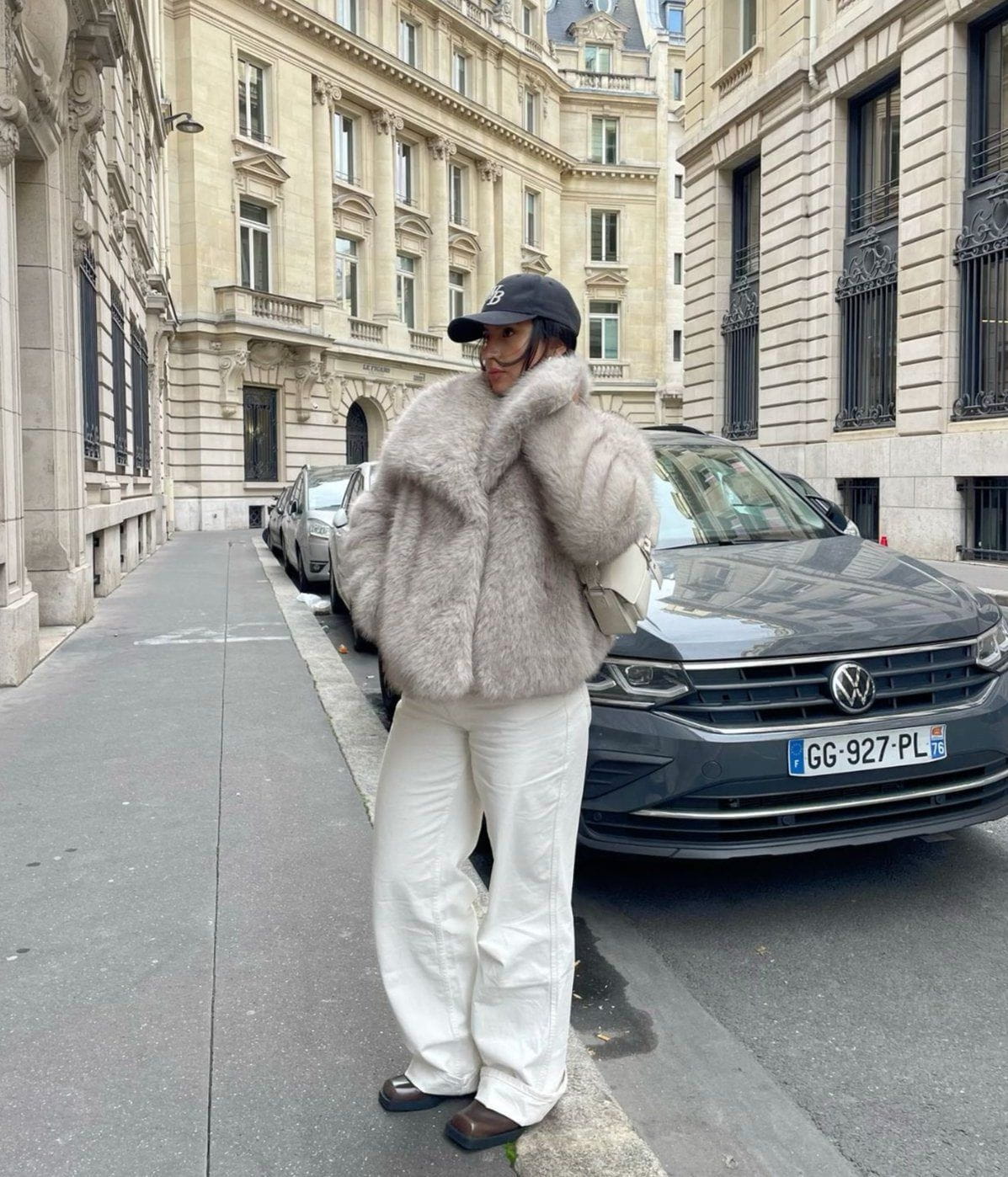 Lavinque Jacket Veste Courte en Fausse Fourrure | Élégance | Douce et Tendance