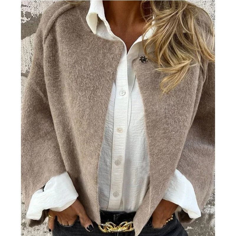 Lavinque Jacket Veste Courte en Laine | Chaleur & Élégance | Style Décontracté Chic