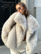 Lavinque Jacket Veste en Fausse Fourrure | Douce & Élégante | Hiver Chic