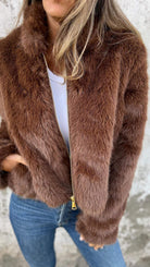 Lavinque Jacket Veste en Fausse Fourrure | Luxe | Douce et Élégante