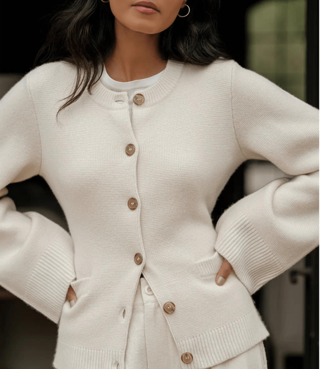 Lavinque Jacket Veste en Laine Boutonnée | Élégance | Chic et Intemporelle