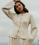 Lavinque Jacket Veste en Laine Boutonnée | Élégance | Chic et Intemporelle