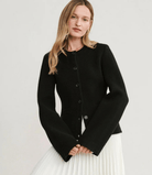 Lavinque Jacket Veste en Laine Boutonnée | Élégance | Chic et Intemporelle
