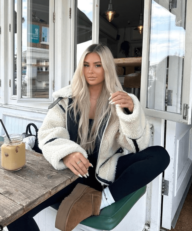 Lavinque Jacket Veste Femme | Doublure Mouton | Chaude et Tendance