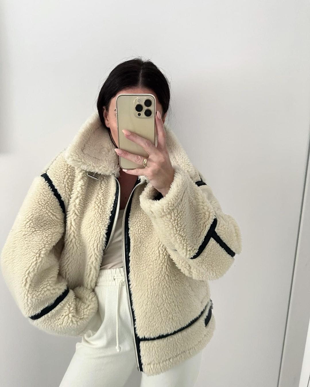 Lavinque Jacket Veste Femme | Doublure Mouton | Chaude et Tendance