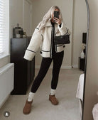 Lavinque Jacket Veste Femme | Doublure Mouton | Chaude et Tendance