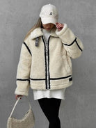 Lavinque Jacket Veste Femme | Doublure Mouton | Chaude et Tendance