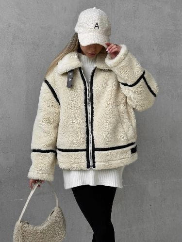 Lavinque Jacket Veste Femme | Doublure Mouton | Chaude et Tendance