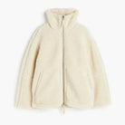 Lavinque Jacket Veste Femme | Effet Mouton & Oversize | Chaleur et Style Décontracté