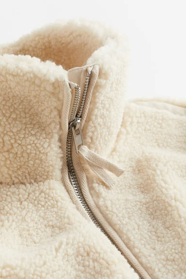 Lavinque Jacket Veste Femme | Effet Mouton & Oversize | Chaleur et Style Décontracté