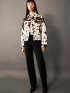 Lavinque Jacket Veste Motif Vache | Audacieuse | Tendance et Originale