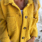 Lavinque Jacket Veste Oversize Effet Mouton | Douce & Confortable | Style Décontracté