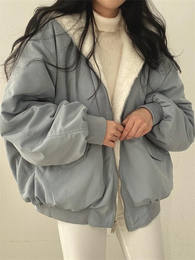 Lavinque Jacket Veste Oversize Hiver | Doublée en Fourrure | Chaude et Tendance