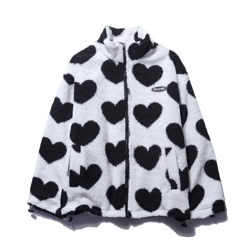 Lavinque Jacket Veste Réversible en Fausse Fourrure | Douce & Tendance | Style Girly