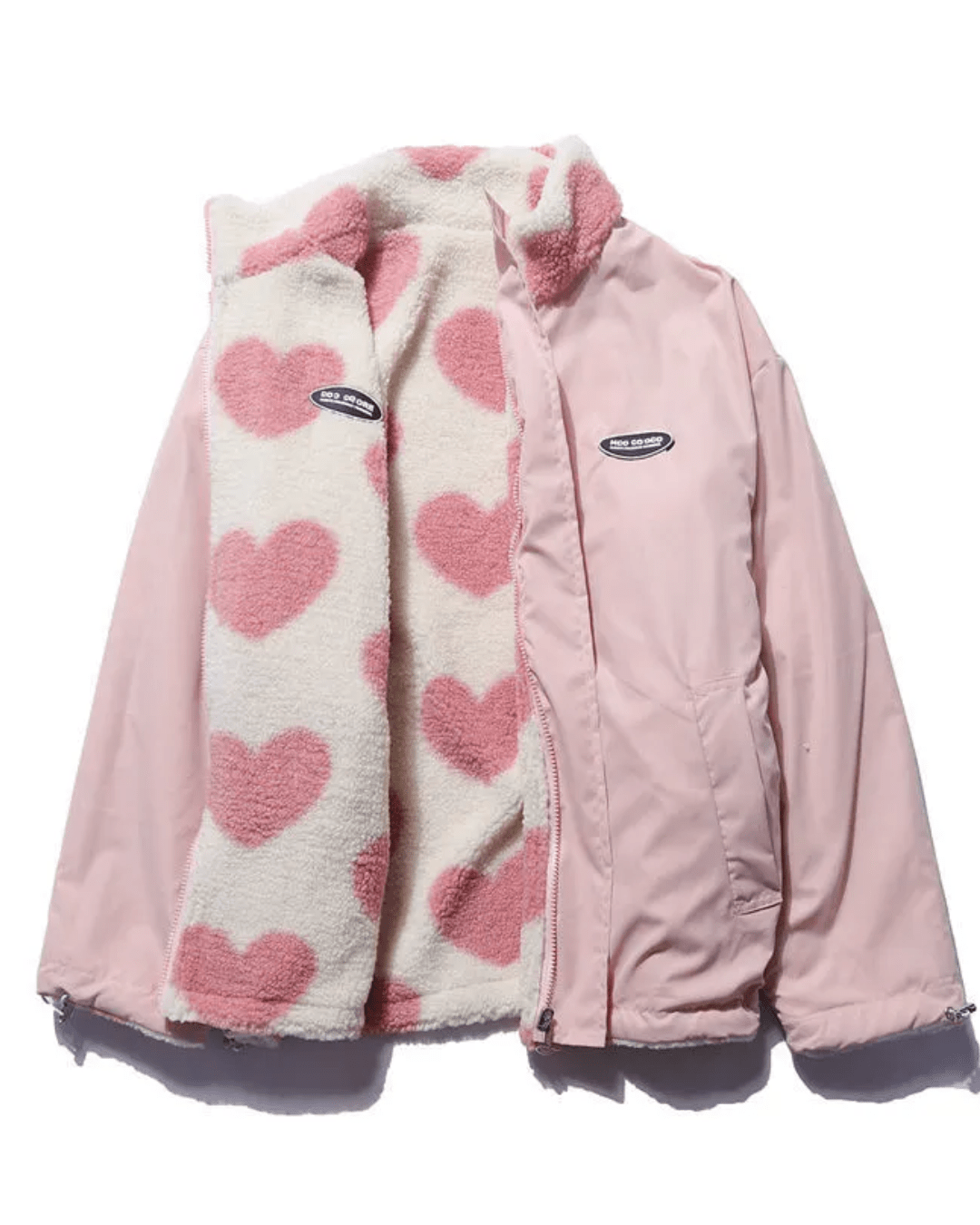 Lavinque Jacket Veste Réversible en Fausse Fourrure | Douce & Tendance | Style Girly