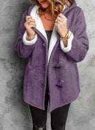 Lavinque Jacket Violette / S Manteau Hiver Doublé | Chaud et Élégant | Confort Absolu