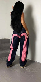 Lavinque Jeans Jean Baggy Bicolore | Streetwear | Original et Audacieux