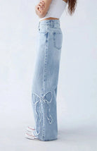 Lavinque Jeans Jean Large Délavé | Taille Haute | Streetwear et Tendance