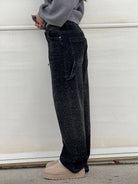 Lavinque Jeans Jean Large Effet Pailleté | Tendance et Confort | Style Streetwear