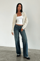 Lavinque Jeans Jean Large Taille Haute | Confort | Style Rétro et Moderne