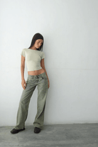Lavinque Jeans Jean Large Taille Haute | Confort | Style Rétro et Moderne