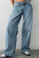 Lavinque Jeans Jean Large Taille Haute | Confort | Style Rétro et Moderne