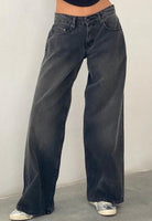 Lavinque Jeans Jean Large Taille Haute | Confort | Style Rétro et Moderne
