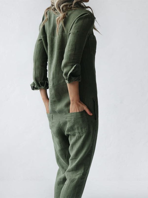 Lavinque Jumpsuit Combinaison Ample Femme | Casual et Confortable | Look Décontracté