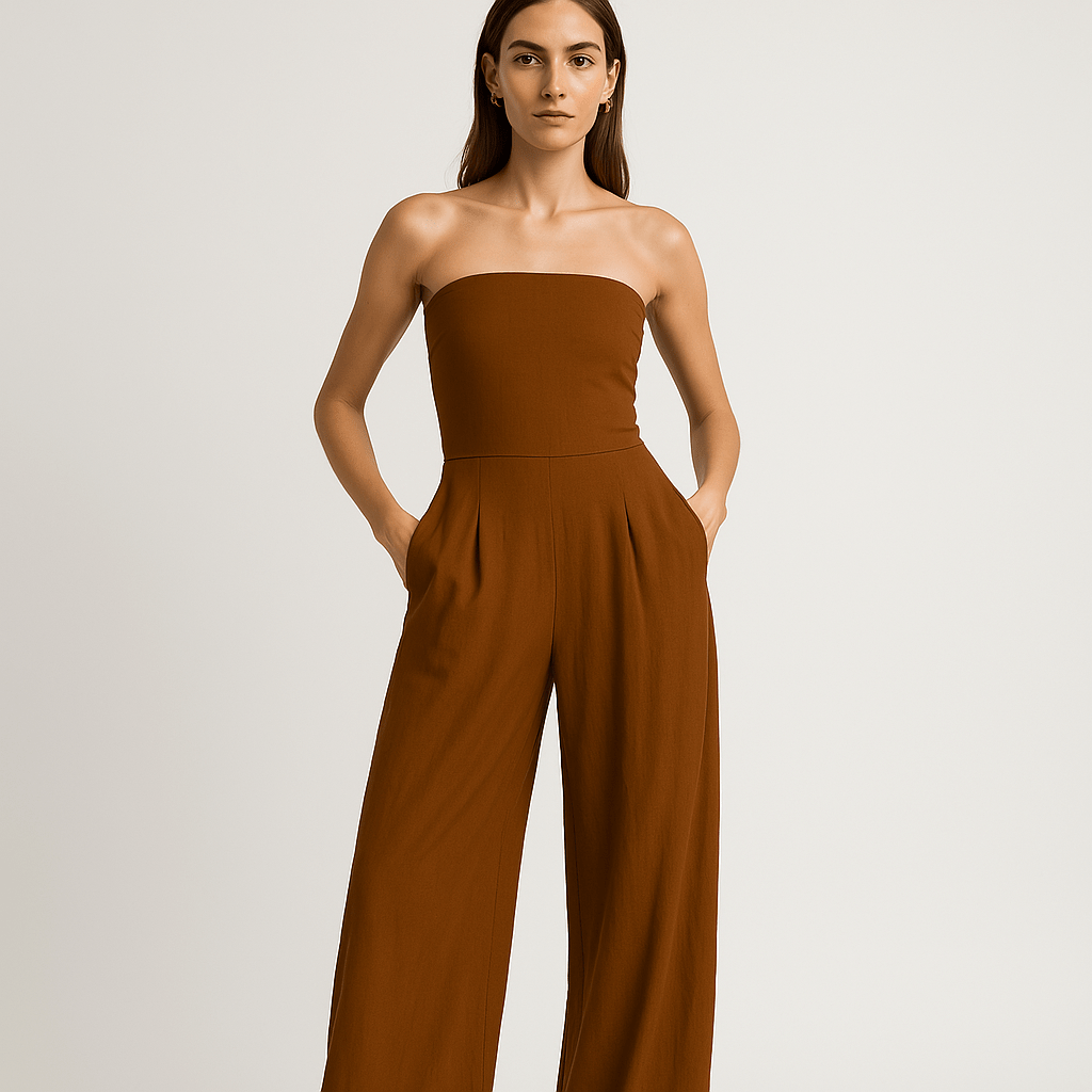 Lavinque Jumpsuit Combinaison Bustier | Élégante et Fluide | Parfaite pour l’Été