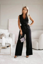 Lavinque Jumpsuit Combinaison élégante | Blanc | Chic et sophistiquée
