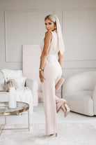 Lavinque Jumpsuit Combinaison élégante | Blanc | Chic et sophistiquée