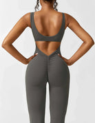 Lavinque Jumpsuit Combinaison Évasée Dos Nu | Gainante | Sportive et Élégante