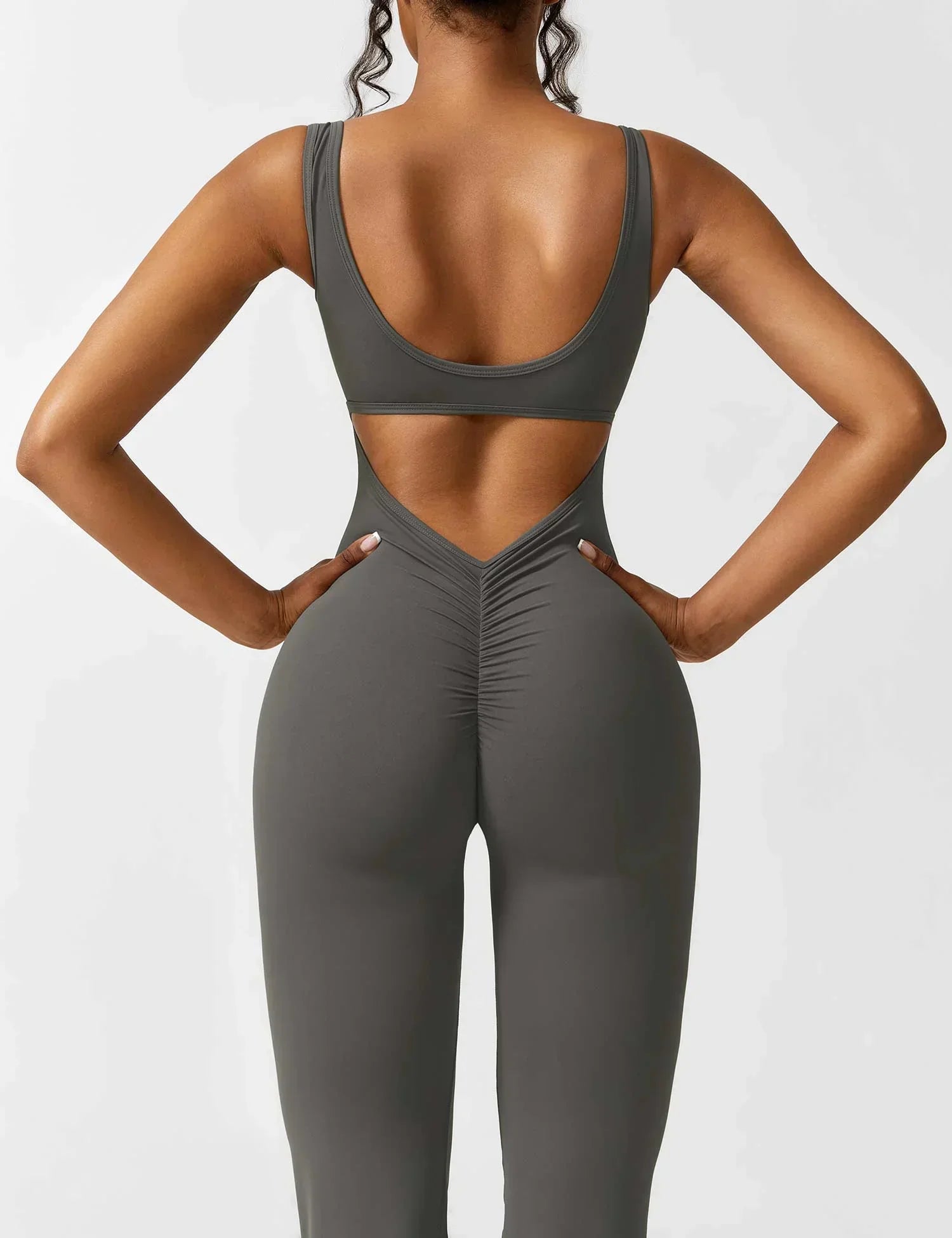 Lavinque Jumpsuit Combinaison Évasée Dos Nu | Gainante | Sportive et Élégante