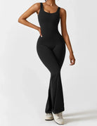 Lavinque Jumpsuit Combinaison Évasée Dos Nu | Gainante | Sportive et Élégante