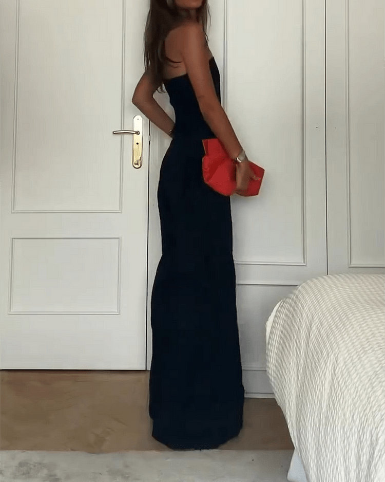 Lavinque Jumpsuit Combinaison Pantalon Bustier | Chic et Élégante | Tendance et Confort