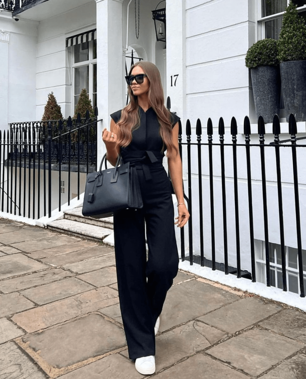 Lavinque Jumpsuit Combinaison Tailleur Ceinturée | Élégante | Sophistiquée et Intemporelle