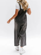Lavinque Jumpsuit Salopette Large en Jean | Effet Usé | Style Décontracté et Vintage