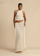 Lavinque outfit Crème / S Ensemble Tissé | Élégant | Léger et Aéré