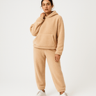 Lavinque outfit set Abricot / S Ensemble Polaire Gris Clair | Effet Doudou | Chaleur & Confort