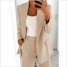 Lavinque outfit set Beige / S Ensemble Blazer & Pantalon | Coupe Élégante & Moderne | Style Sophistiqué