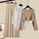 Lavinque outfit set Beige / S Ensemble Élégant 3 Pièces | Chic | Polyvalence et Confort