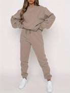 Lavinque Outfit set Beige / S Ensemble Jogging Basique | Chocolat Foncé | Confort Streetwear Essentiel