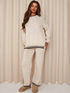 Lavinque outfit set Beige / S Ensemble Lounge en Maille | Douceur & Confort | Look Cocooning